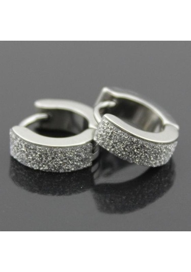 13 Erkek Kadın Moda Punk Gotik Paslanmaz Çelik Halka Saplama Küpe Takı Çok Renkli