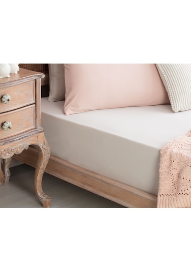 Madame Coco Valeria King Size Lastikli Penye Çarşaf Çpe-03kıng Sıze-taş Taş Diğer