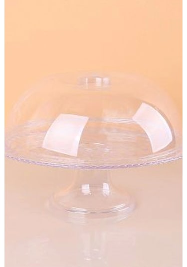 Ayaklı Kek Fanusu Şeffaf Füme Royaleks-82932 Çok Renkli