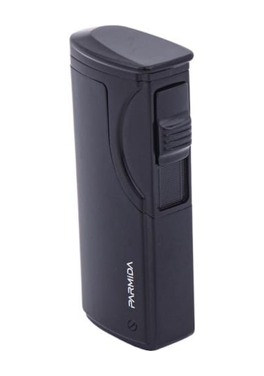 Parmida 3 Torch Pürmüz Siyah Puro Çakmağı