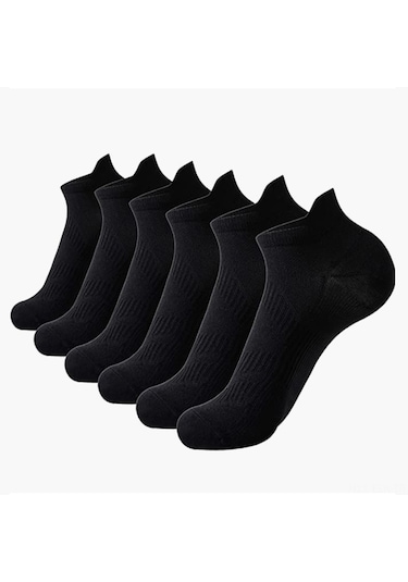 Xindoker Bayanlar İçin Siyah Spor Çorapları - 6 Adet, Rahat, Nefes Alıcı, Anti-iç Çamaşırı, Yüksek Performanslı, Düşük Kesimli, Spor Ve Günlük Kullanım Siyah 6 Çift Xindoker Bayanlar İçin Siyah Spor Çorapları - 6 Adet, Rahat, Nefes Alıcı, Anti-iç Çamaşırı, Yüksek Performanslı, Düşük Kesimli, Spor Ve Günlük Kullanım Siyah 6 Çift