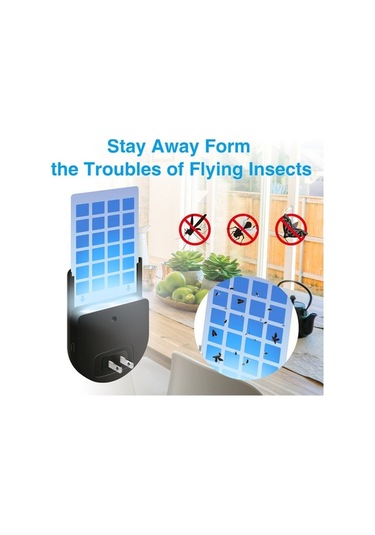 Bloomnest Uçan Böcek Tuzağı Kapalı Alan Tak-çalıştır Böcek Yakalayıcı Zapper Işık Küçük Ve Pratik 1 Adet Yapışkan Pedl