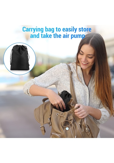 Kosona Usb Şarjlı Taşınabilir Elektrikli Hava Pompası - Ev Ve Dışarıda Kullanım, 5000mah Pil, 300l/dak Hacim, 4000pa Basınç