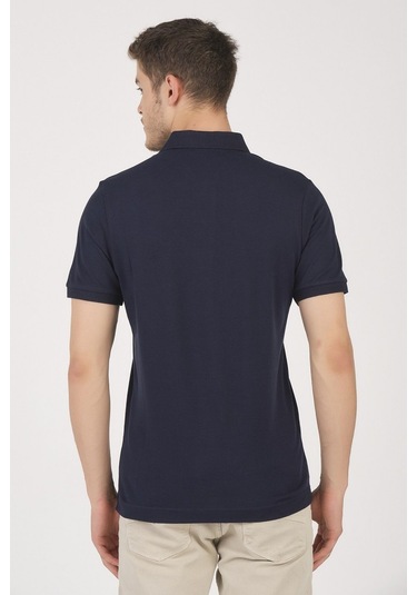 Classıc Pamuk Regular Comfort Erkek Polo Yaka Tişört Lacivert