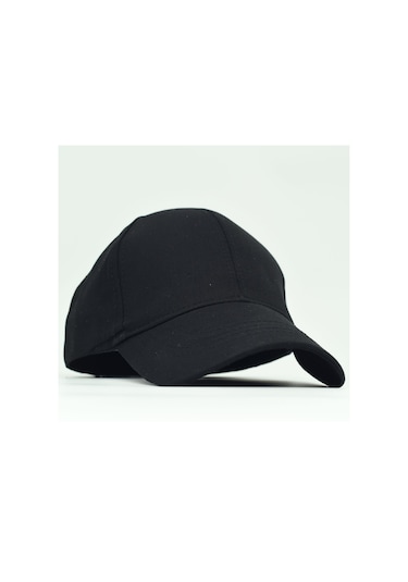 Unisex Ayarlanabilir Siyah Spor Basic Şapka Siyah