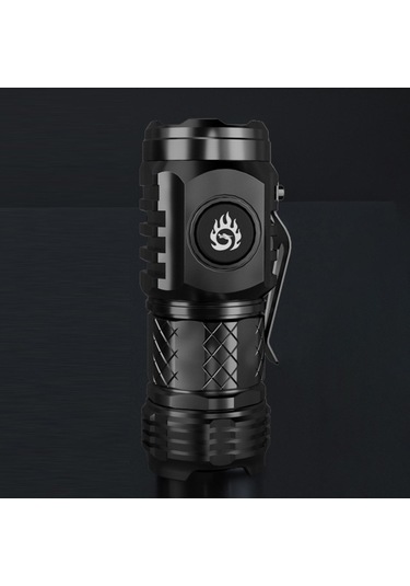 Suntek Yürüyüş Köpek Yürüyüşü Açık Hava Için Mini El Feneri Siyah