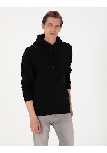 Pierre Cardin Erkek Siyah Sweatshirt 50314055-vr046 Siyah