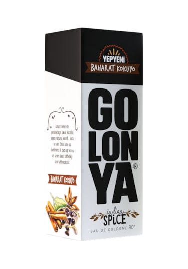 Golonya Spice 250 Ml Cam Şişe Baharat Kokulu Kolonya 12 Adet 1 K