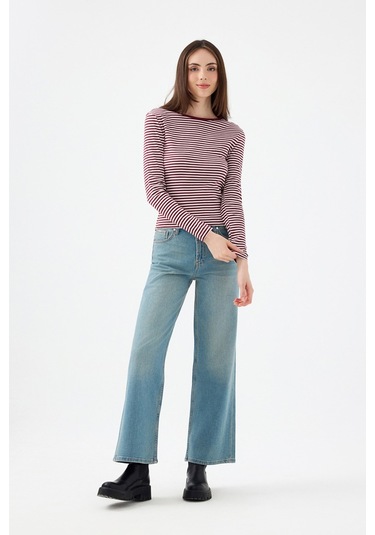 Loft Kadın Sweatshirt Bordo