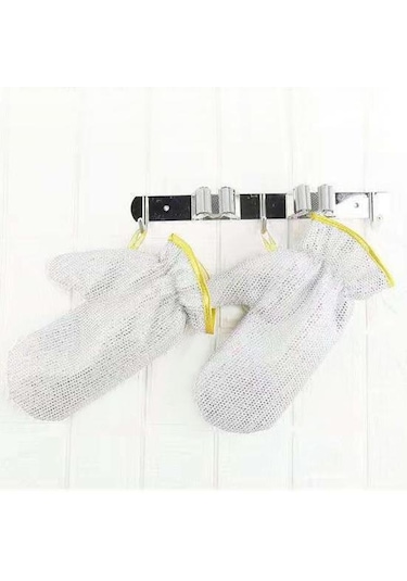 2 Adet Bulaşık Yıkama Eldiveni Çok Fonksiyonlu Çelik Tel Temizlik Eldiveni Su Geçirmez Ev Eldivenleri Mutfak İçin