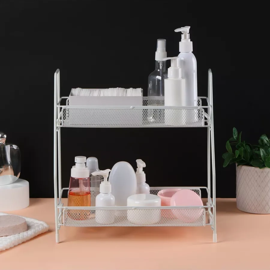 Queen Fair Çift Katmanlı Organizer 175007523 Beyaz