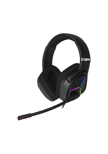 Lecoo HT406 3.5mm Jack + USB Kablolu RGB Kulak Üstü Gaming Kulaklık