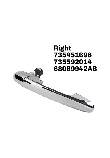 Besthome1 Araba Dış Kapı Kolu 735451696, 735592014,68069942ab Fiat 500 2012-2019 Ön Yolcu Tarafı