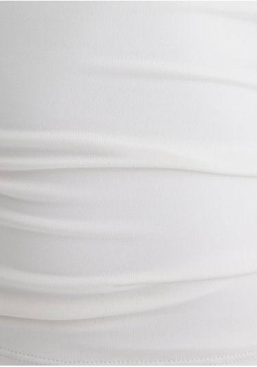 Mavi - Kayık Yaka Beyaz Poliamid Top 1613497-70057 Beyaz