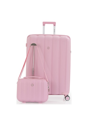 Mçs Polipropilen 2li Valiz Seti Büyük & Makyaj V305 S21yy1000081-set 00070 Pudra