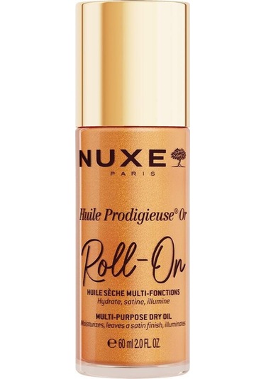 Nuxe Huile Prodigieuse Or Altın Parıltılı Çok Amaçlı Kuru Yağ Roll-On 60 ML