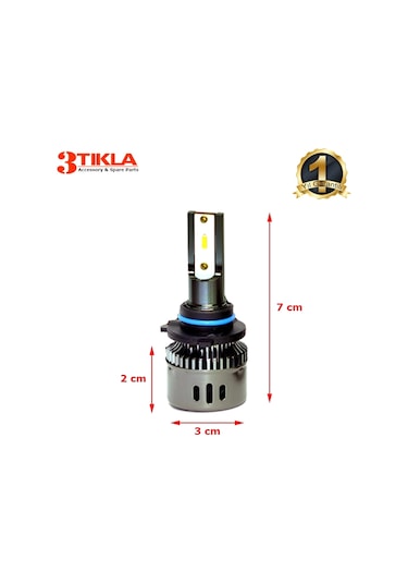 Chevrolet Aveo Wise Beyaz H4 Mini Led Xenon Şimşek Etkili 12000 Lümen