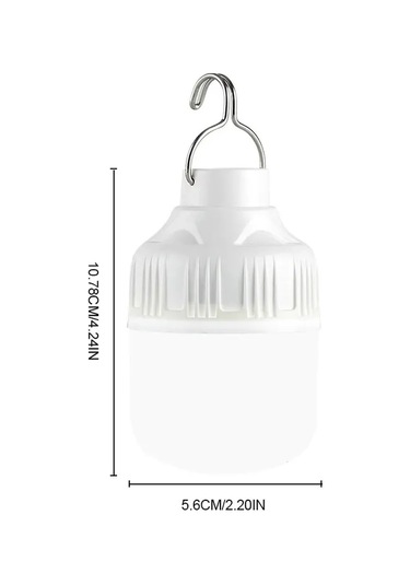 Açık Usb Şarj Edilebilir Led Lamba Ampul Yüksek Parlaklık Acil Beyaz