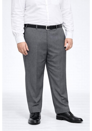 Classics Men Caserta Büyük Beden Erkek Kumaş Pantolon - 7561 Haki