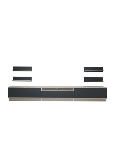 Decoraktiv Trendstyle 270rs Mdf Tv Ünitesi Tv Sehpası Beyaz - Antrasit