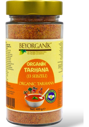 Beyorganik Organik Bebek Tarhanası 10 Sebzeli 400 G (PESTİSİT VE AFLATOKSİN ANALİZLİ)