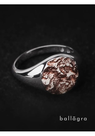 Ballagra 925 Ayar Gümüş Yüzük Samorodok 267895363 Gri