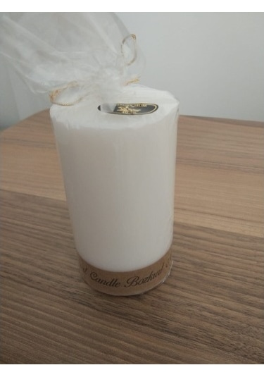 Bozkurt 7*12 Cm Silindir Mum 2' Li Beyaz Set (471576117)