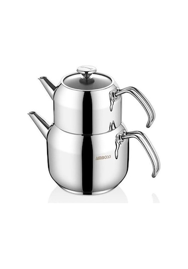 Amboss COO-0229 Cool Orta Boy Çelik Çaydanlık