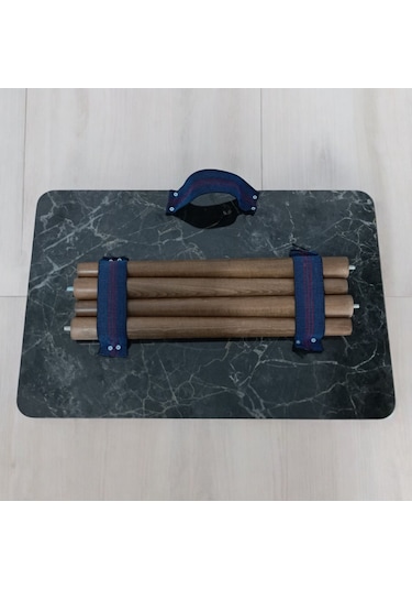 Skm-01 Portatif, Taşınabilir Kamp, Piknik, Seyehat Masası,-m Siyah