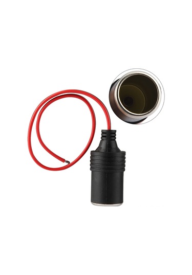 Xindoker 12-24v 30cm Araba Motosiklet Sigara Çakmak Anahtarı, Tam Bakır Tel Çekirdekli, Gps Telefon Elektrikli Süpürge İçin Güç Bağlantısı