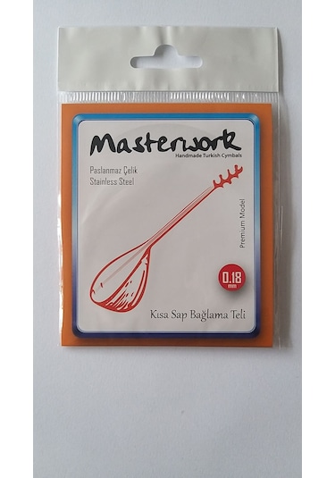 3'Lü Masterwork 0.18 Kısa Sap Bağlama Saz Teli