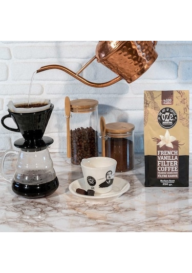 Oze Vanilya Aromalı Filtre Kahve 250G Çekirdek