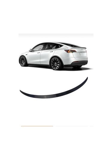 Tesla Model Y 2021+ Bagaj Üstü Piano Black Spoiler