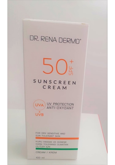 Dr. Rena Dermo Kuru Hassas Ciltler İçin Güneş Kremi SPF50+ 100 ML
