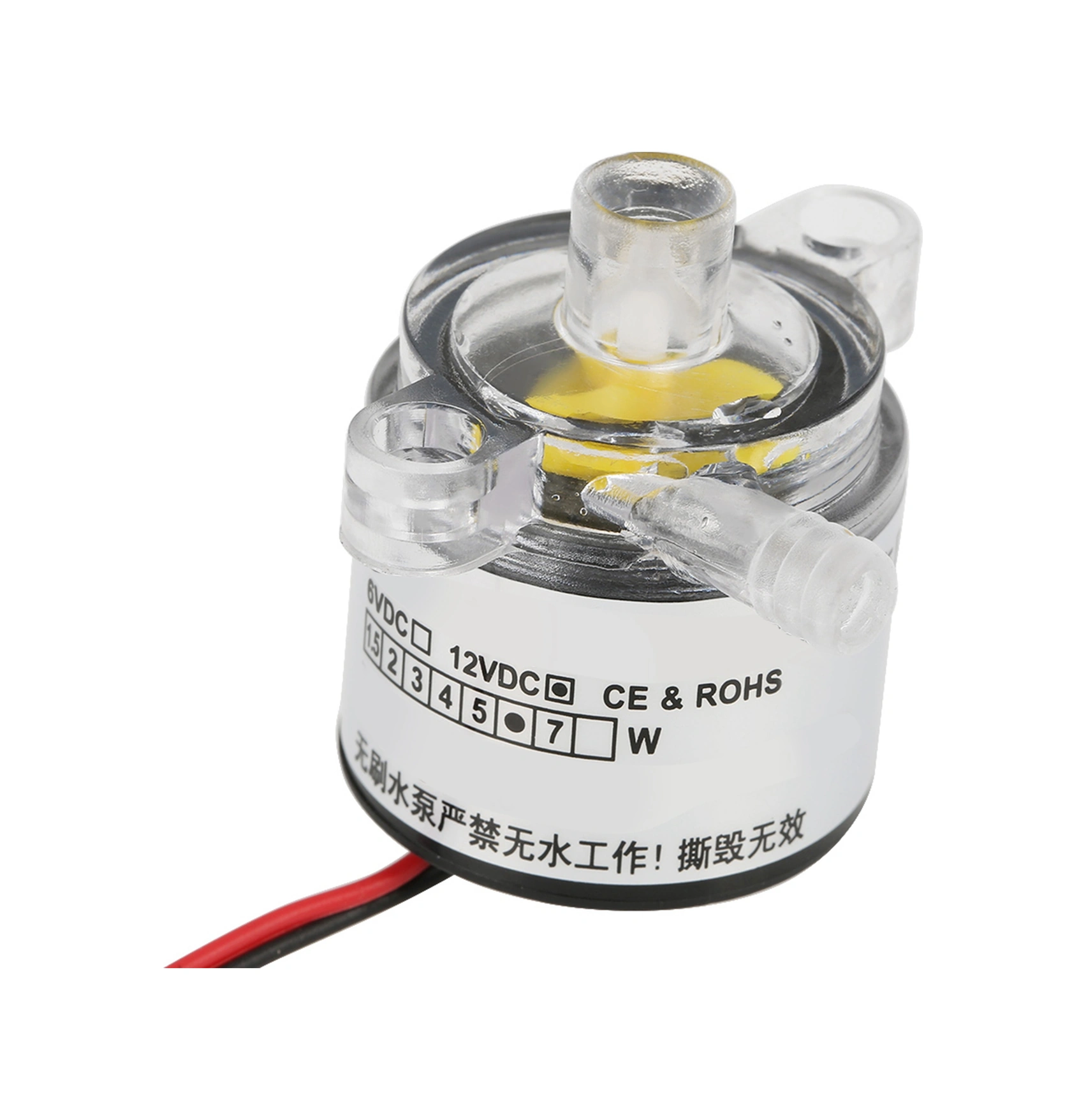 Tenfowee 12v Dc 6w Gıda Grubu Sürekli Çalışabilir 24 Saat Su Pompa - Akvaryum, Fonten, Sıvı Döngüsü İçin - Düşük Gürültü 35dba Diğer