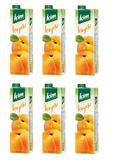 İçim Meyve Suyu Kayısı 1 Lt X 6 Adet