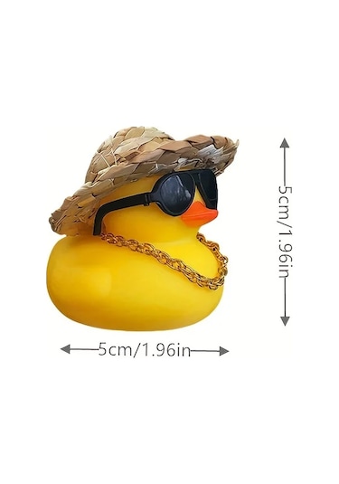 1 Pc Çim Şapka Sarı Ördek Araba Aksesuarları Araba Dekorasyonları Acemi Sürücü Orange 1 Piece Set