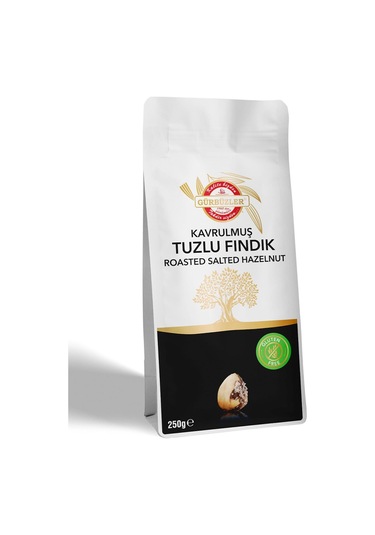 Gürbüzler Glutensiz Fındık Kavrulmuş Tuzlu 250 G