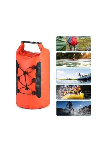 Fortunelane 15l Su Geçirmez Çanta Ve Telefon Kılıfı Seti - Su Etkinlikleri İçin Eşya Koruma Mavi Mavi