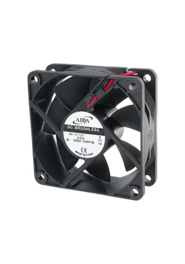 Adda 70X70X25Mm 12V 0.14A 3 Kablolu Soketli Fan