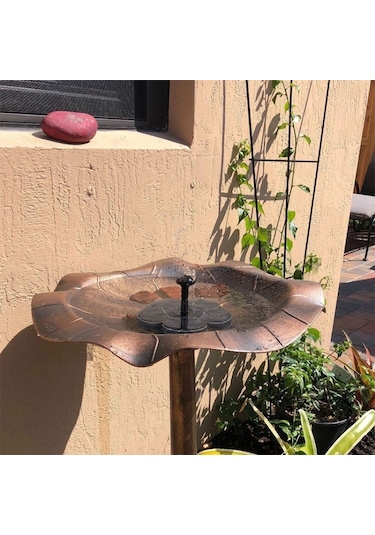 Cbtx Güneş Enerjisi Minyatür Çeşmesi Açık Püskürtme Fırçasız Su Pompası Dprinkler Siyah