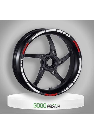 Reflektör Beyaz I Honda Pcx Uyumlu 1 Set Jant Şeridi