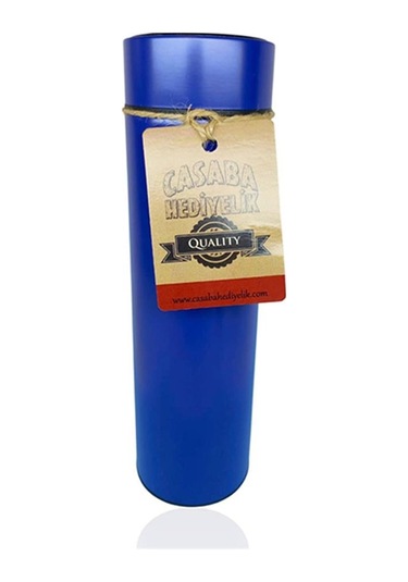 Kişiselleştirilebilir Dereceli Termos 05 Lt Mavi Renk Mavi