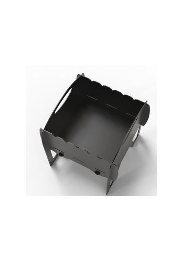 Mini Kamp Mangalı Portatif Taşınabilir Siyah