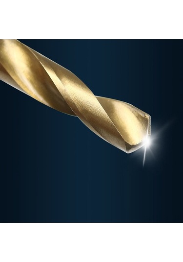 Pazly 19 Adet Hss Vidalı Matkap Uçları Seti - İnce Metal, Ahşap Ve Plastikler İçin - Reedark, Titanyum Kaplama, Pratik Saklama Kutusu