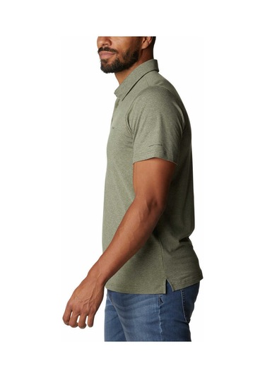 Columbia Tech Trail Erkek Kısa Kollu Polo T-Shirt Yeşil Çağla Yeşili