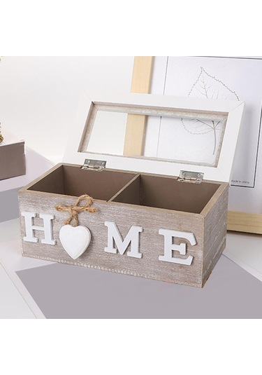 Suntek Çay Poşeti Kutusu Mücevher Mutfak Düzenleyici 2-ızgara 2 Izgara