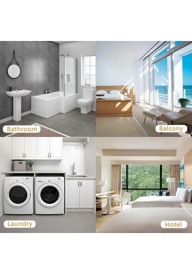 Ganzhoushop 2025 Son Model Geri Çekilebilir Çamaşır İpi Paslanmaz Çelik Ağır Hizmet Tipi 9feet Maks. Çok Renkli