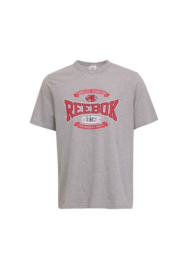 Reebok Gs Hs Tradıtıon Tee Gri Erkek Kısa Kol T-shirt Gri