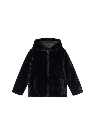 Name It Nmfmarry Faux Fur Kız Çocuk Ceket Siyah